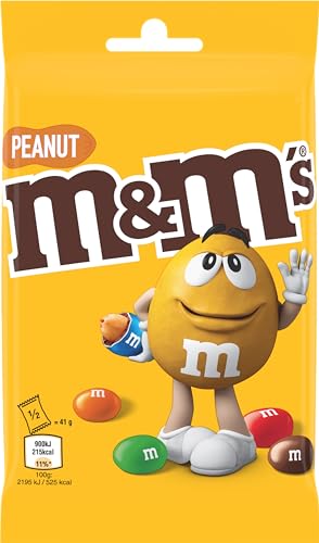 m&m's erdnuss-schokolade mit erdnusskern, packung mit 16 x 82 g