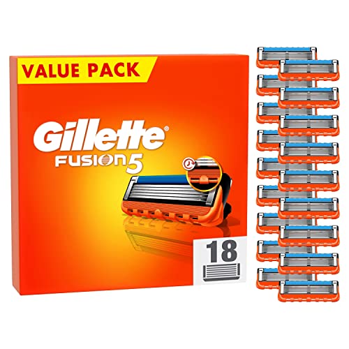 gillette fusion 5 rasierklingen 18 ersatzklingen für herren rasierer 5-fach klinge