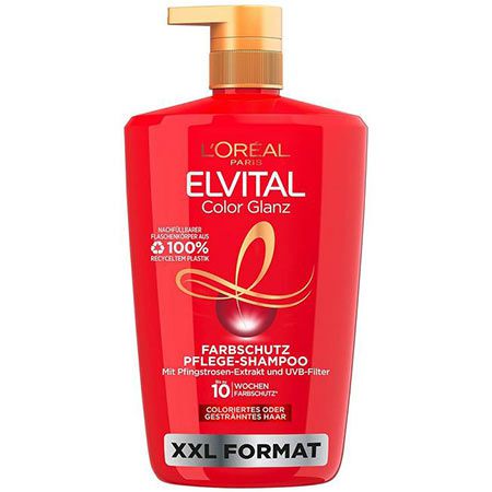 loral paris elvital xxl farbschutz shampoo 1 liter für 7,19 euro