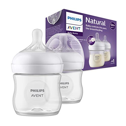 Produktbild: Philips AVENT Natural Response Babyflaschen 125 ml, 2x, BPA-frei, für Neugeborene