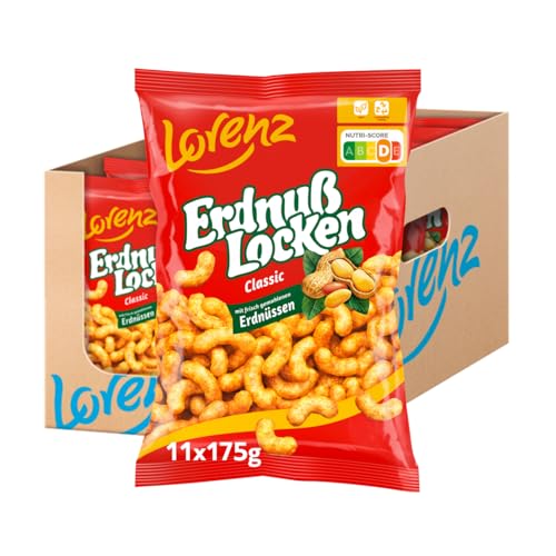 ErdnussLocken Classic 11 x 175 g | vegan | LORENZ