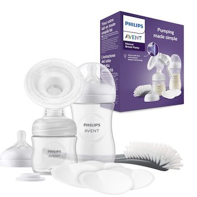 philips avent handmilchpumpe mit 2 babyflaschen für 25,99 euro statt 35 euro