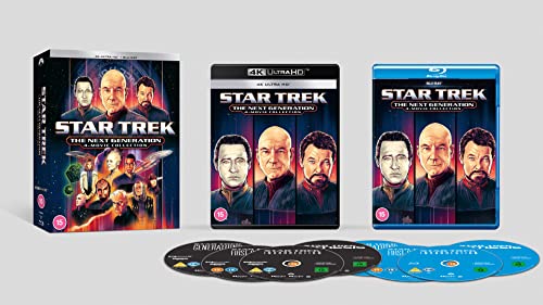 star trek: the next generation film boxset - 4 filme, 4k blu-ray