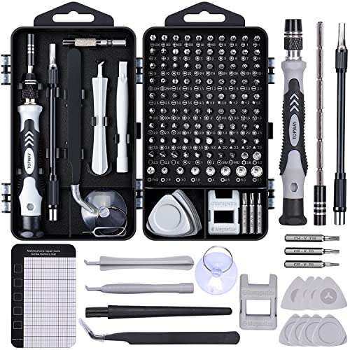 feinmechaniker werkzeug set 122 in 1 mini schraubenzieher für handy, laptop, pc, spielzeug