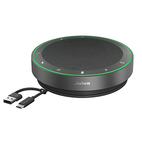 jabra speak2 75 schnurloses bluetooth-freisprechgerät mit geräuschunterdrückung, dunkelgrau