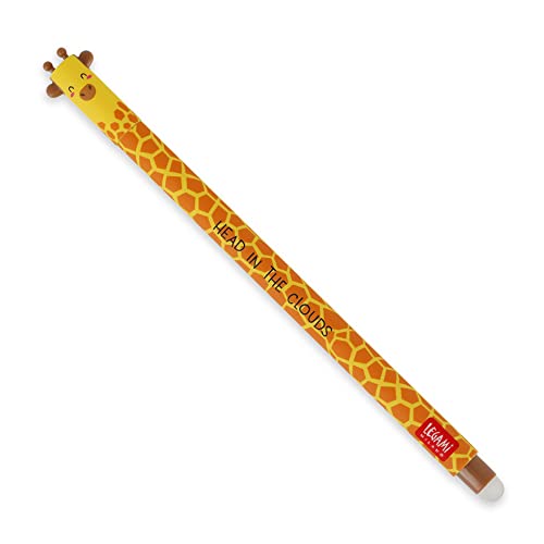 legami giraffe gelschreiber radierbar mit löschkugel und wärmeempfindlicher tinte, 0,7 mm