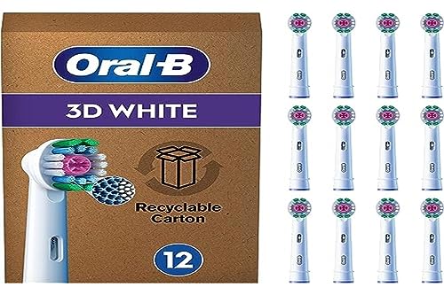 oral-b pro 3dwhite aufsteckbürsten 12 stück für elektrische zahnbürste aufhellend