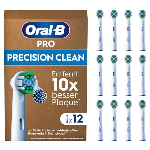 oral-b pro precision clean aufsteckbürsten 12 stück weiß original