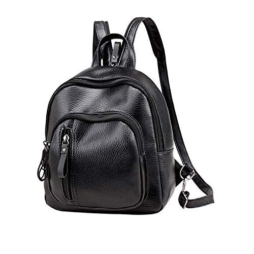 ebooBA mini rucksack aus pu-leder, klassische schultertasche für frauen, mädchen