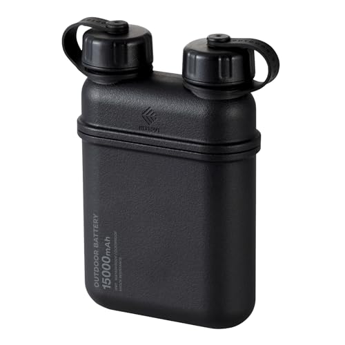 elecom nestout portable charger 15000mAh power bank usb-c schnelles laden wasserdicht schwarz