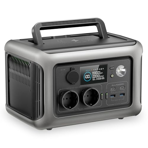 ALLPOWERS R600 tragbare powerstation 299Wh LiFePO4 600W AC ausgang camping notfall