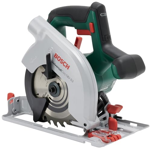 Bosch akku kreissäge 18V-53 mit führungsschienenset, schnitttiefe 53 mm, ohne akku