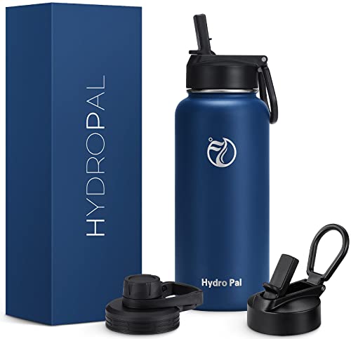 hydropal edelstahl trinkflasche 750 ml 1 l 1,2 l bpa-frei geeignet für kohlensäure, isoliert