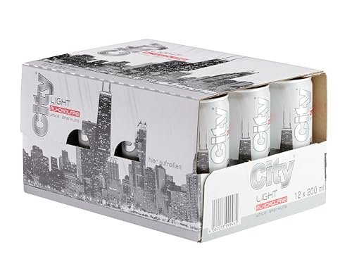 city light alkoholfrei 12 x 200 ml erfrischungsgetränk ohne alkohol