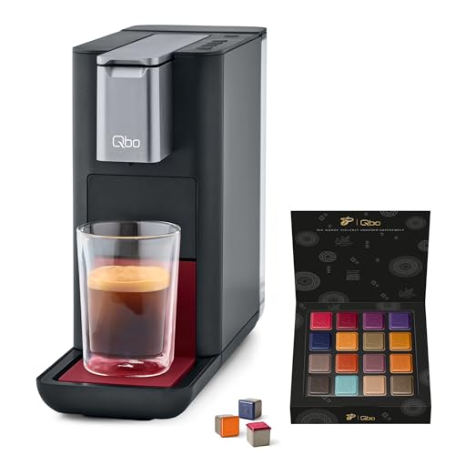 Tchibo Qbo ESSENTIAL Kapselmaschine, 19 bar, 0,9 l, 16 Kapseln, 3 Farben