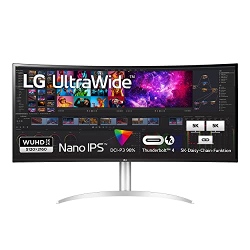 lg electronics 40wp95xp-w ultrawide monitor 40 zoll bild neben bild modus weiß