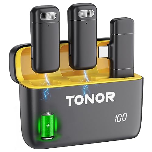 tonor wireless lavalier mikrofon dual funkmikrofon kabellos für tik tok youtube vlogs