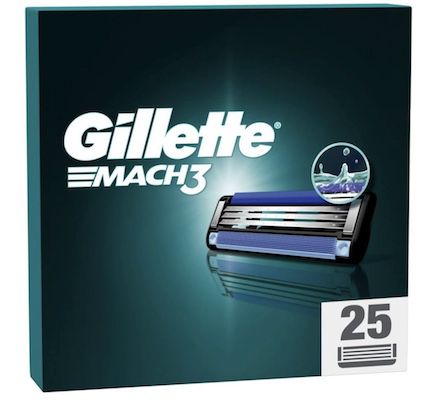 gillette mach3 rasierklingen 25er pack, ab 32,29 euro (statt 43 euro)