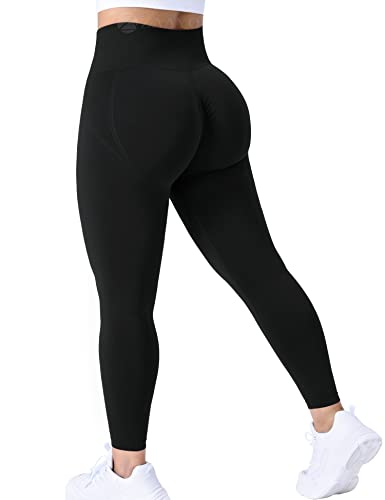 zaayo damen leggings yoga hochwaist booty scrunch seamless sporthosen