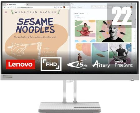 lenovo l22e-40 full hd monitor 75hz amd freesync 59,49 euro statt 65 euro