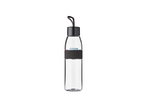 mepal wasserflasche ellipse 500 ml auslaufsicher kohlensäure BPA-frei nordic black
