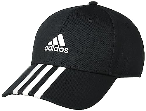 adidas 3-stripes baseballkappe schwarz-weiss unisex osfm