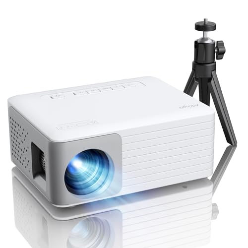 akiyo mini beamer o1 full hd projektor für heimkino, outdoor, ios, android, hdmi