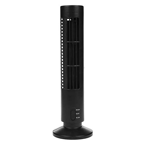 Zerodis tragbarer luftkühler, mini luftkühler, usb lüfter, saulenlüfter schwarz