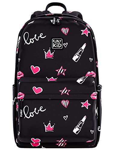 Schulrucksack Teens von FunlyKid, Love Design für Schule und Freizeit