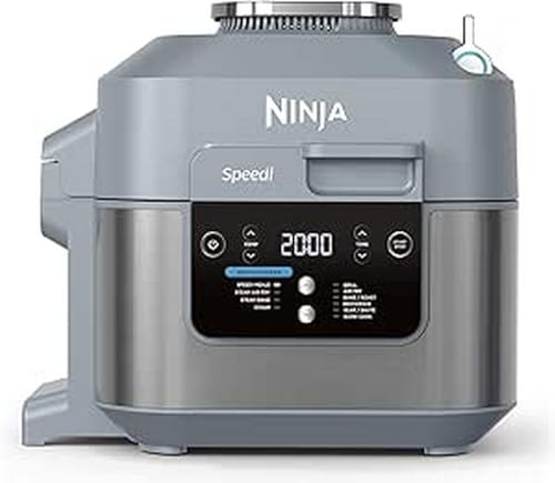 ninja speedi multikocher 10-in-1 5,7l airfryer slow cooker geschenk meersalzgrau ON400EU