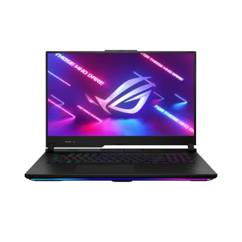 asus rog strix scar 17 laptop - qwertz tastatur - off black