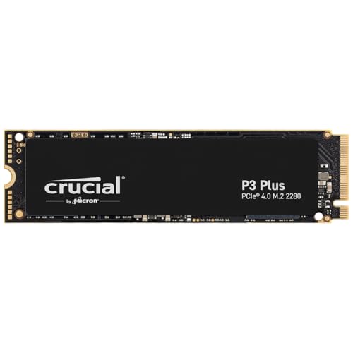 crucial p3 plus 2TB SSD M.2 PCIe Gen4 NVMe 5000MB/s lesen 4200MB/s schreiben