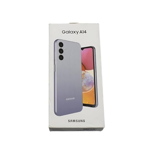 samsung galaxy a14 4g smartphone 6,6 zoll, 4 gb, 64 gb, silber