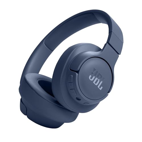 jbl tune 720 bt kabellose over-ear kopfhörer, 76 stunden akku, blau