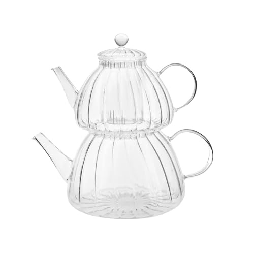 karaca lori teekanne glas, 0,6-1,2 liter, induktionsgeeignet, türkischer teekocher