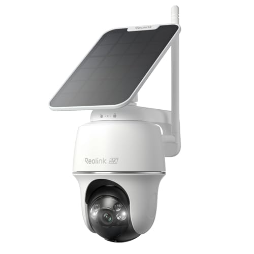 Produktbild: reolink argus pt ultra 4k 8mp uhd kamera mit solarpanel 2,4&5ghz wifi auto-tracking