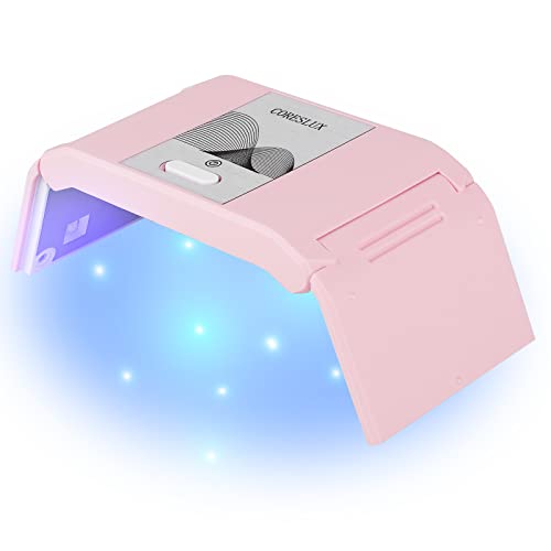 Mini UV lampe für gelnägel 36W tragbare mit 60s/120s timer, coreslux, rosa