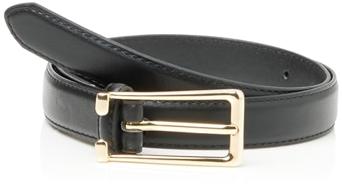 pieces pcfelia jeansgürtel damen schwarz gold 90 cm