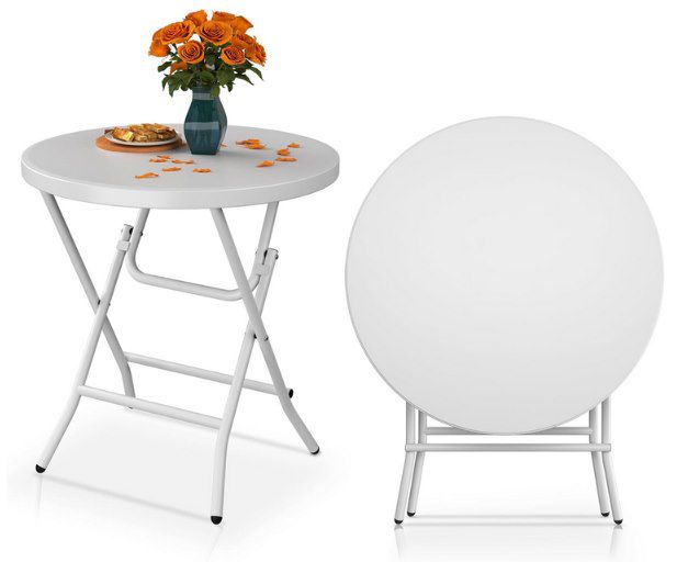 yitahome klapptisch rund 80 cm, 55,92  (statt 70 )