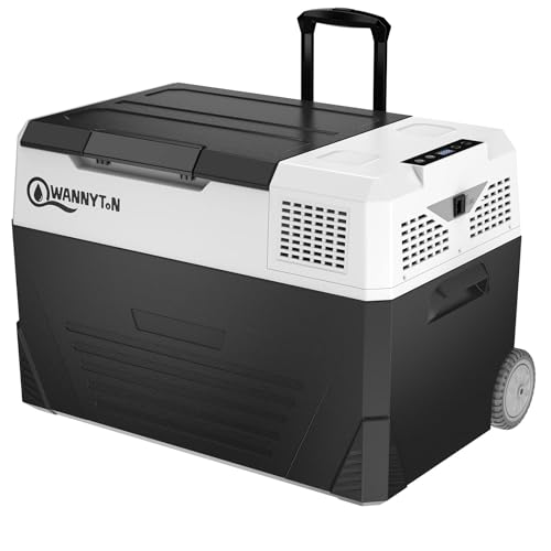 WANNYTON kühlbox 18 liter, kompressor, 12 V, 240 V, tragbare gefrierbox für auto, usb-anschluss