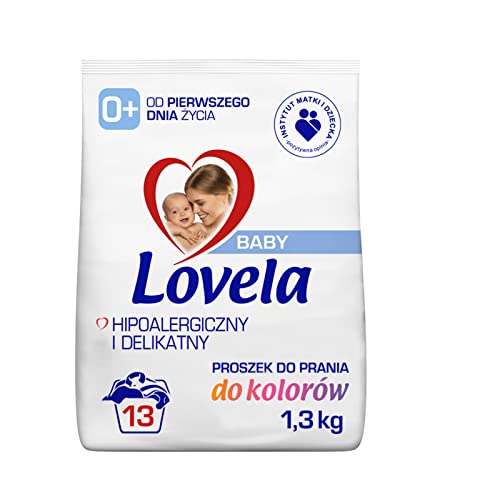 Entdecken Sie Lovela Baby Waschpulver Color 1,3 kg  sanft zur Kinderhaut, allergikerfreundlich und effektiv gegen Flecken. Ideal für bunte Babykleidung!