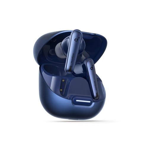 soundcore by anker liberty 4 nc bluetooth kopfhörer geräuschunterdrückung 50h blau