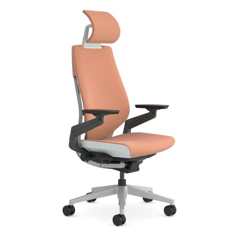 steelcase gesture ergonomischer stuhl mit fußstütze kaki, 66 x 62,5 x 107 cm