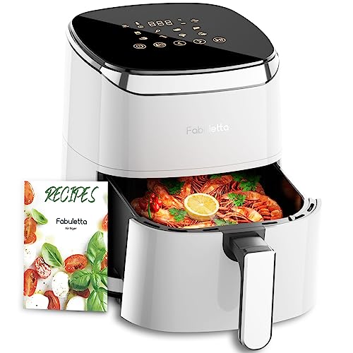 heißluftfritteuse fabuletta 4l, 9-in-1 air fryer mit digitalem touchscreen, max 230