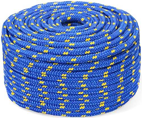 abio polypropylen seil 2mm 20m blau outdoor tauwerk geflochten kunststoffseil