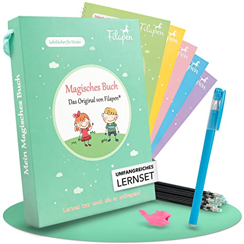 filapen magische übungshefte deutsch 5 stück wiederverwendbar vorschule lesen schreiben 26cmx18cm