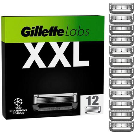 gillette labs rasierklingen 12er pack inkl. heated razor für 38,98 euro