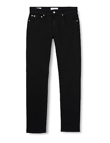 Produktbild: Calvin Klein Herren Slim Jeans Hose Schwarz 30W/30L