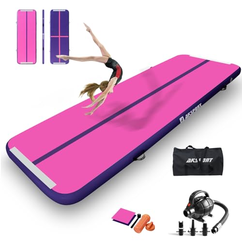 Produktbild: aksport air mat 3/4/5/6 m aufblasbare gymnastikmatte für tumbling und training