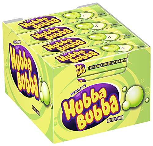 hubba bubba kaugummi apfel 20er pack 5 stück je packung